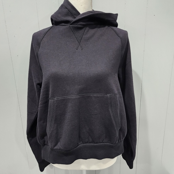 New! Athleta Black Moonrise Open Back Hoodie Ladies XSmall - Picture 3 of 10